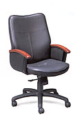 high back management swivel